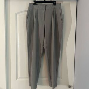 Metrostyle Gray Pleaded Trousers